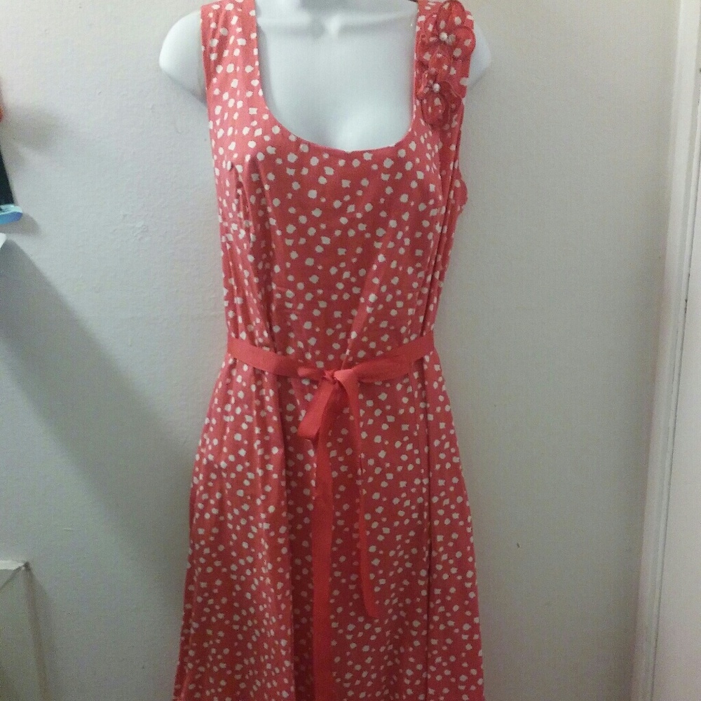 🎉CCO SALE🎉Robbie bee polka dot pink dress
